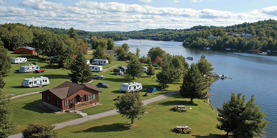 Camping Near Me Top Best Campgrounds in the US for 2024 11 Whittington Woods Campground, Whittington, Illinois. Large campground with small town feel.