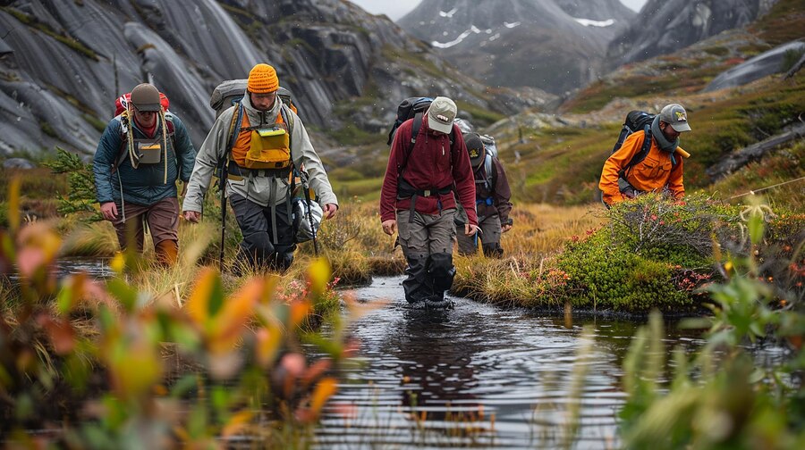 Your Complete Best Backpacking and Hiking Guide 2024 4 expedition-team-exploring-untouched-wilderness