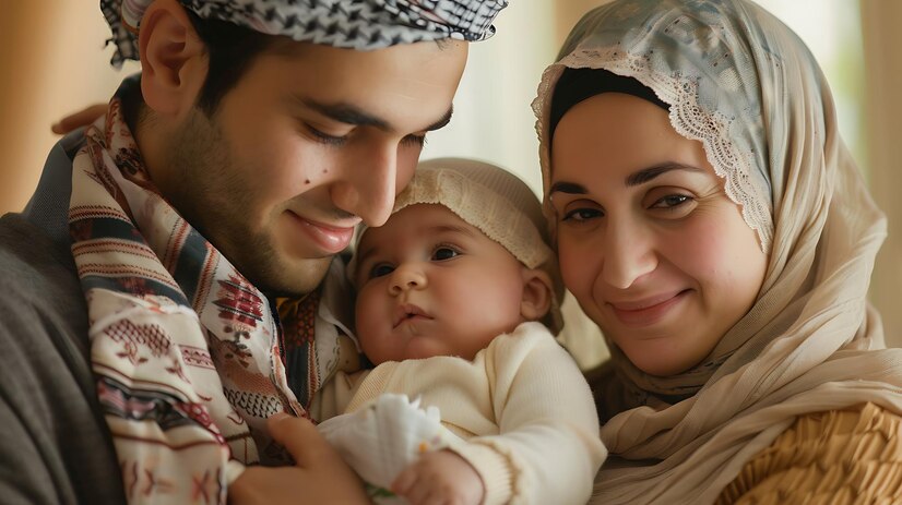 Best Of Yemen Historical Places, Food, Culture in 2024 6 family-man-woman-baby-are-smiling-looking-each-other