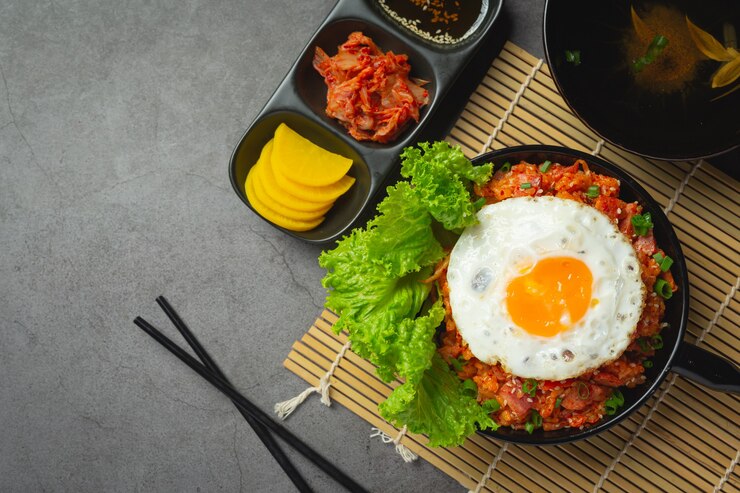 How to Cook Best South Korean Secret Food Recipes in 2025 3 korean-food-fried-rice-with-kimchi-serve-with-fried-egg