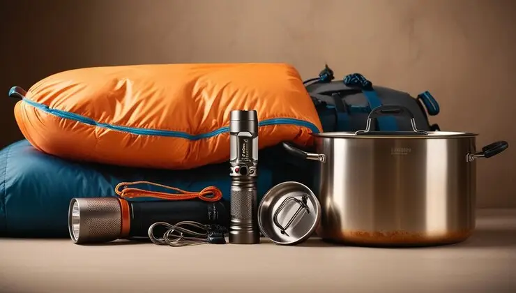 Winter Camping A Detailed Guide Your Next Adventure 2025 2 bag-with-blue-orange-cover-sits-camera